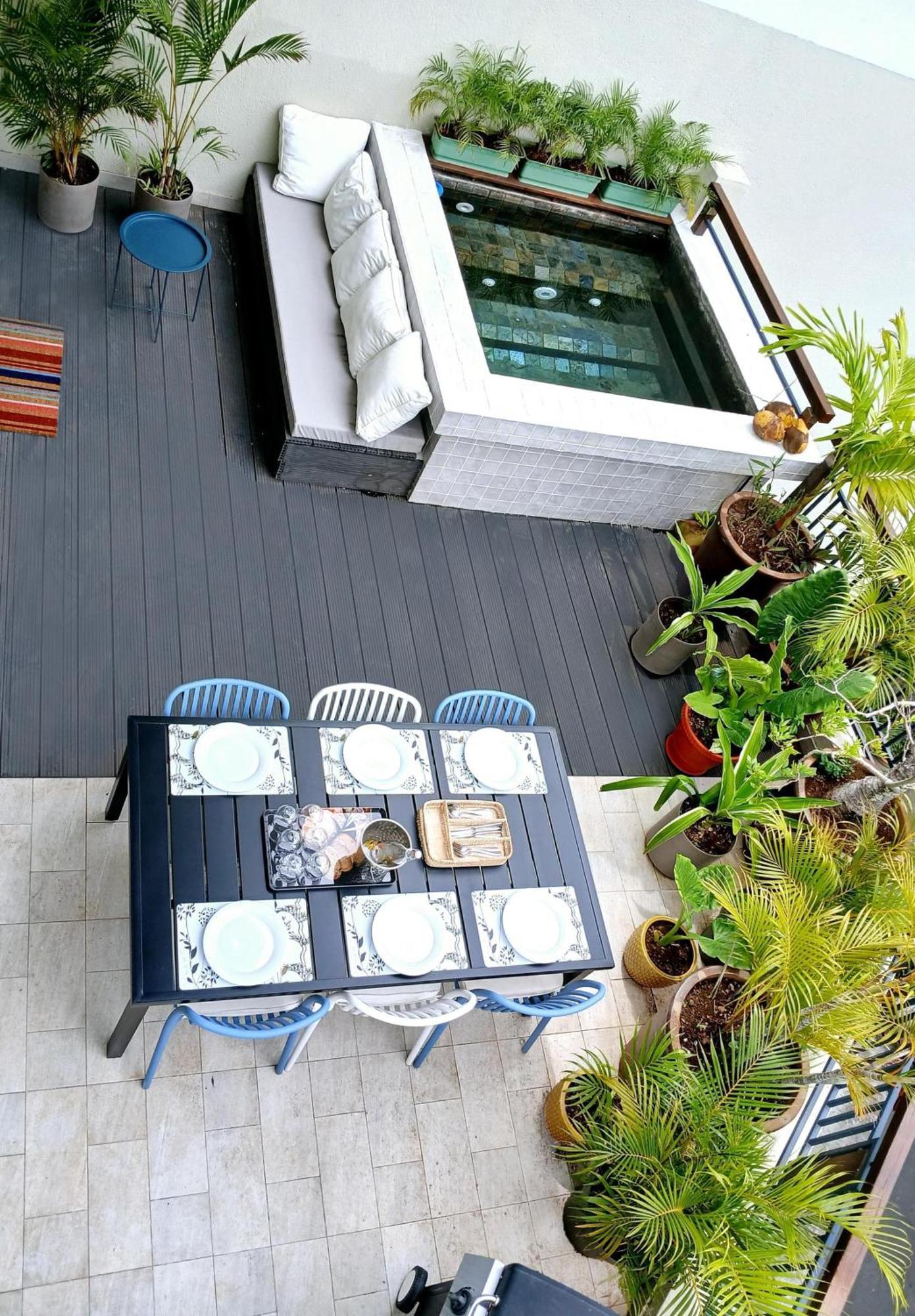 Seaside 3 Suites Penthouse With Pool Gym & Bbq Terrace Cap Malheureux Bagian luar foto